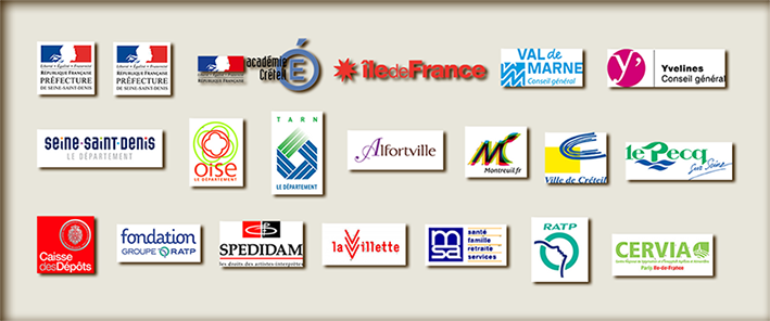 logos partenaires de Frissons Volants